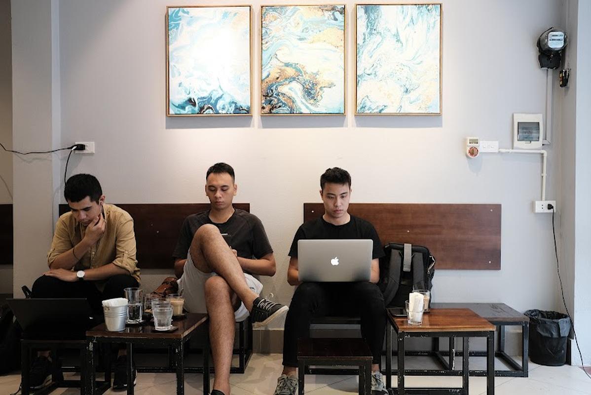 하노이 바딘광장 올드 프렌즈 커피 사진