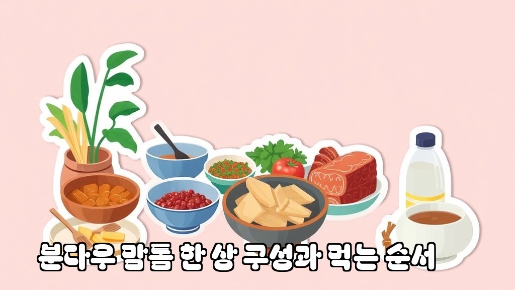 B n u M m T m Table Composition and Eating Order