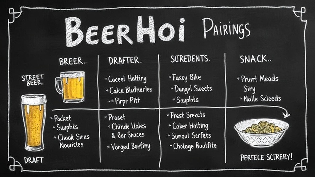 Beerhoi Draft Beer and Street Snack Pairings — Summary and Recommendations