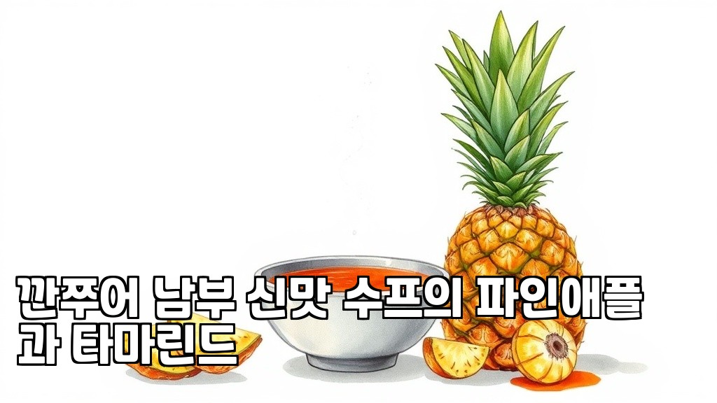 Canh chua Southern sour soup Pineapple and Tamarind