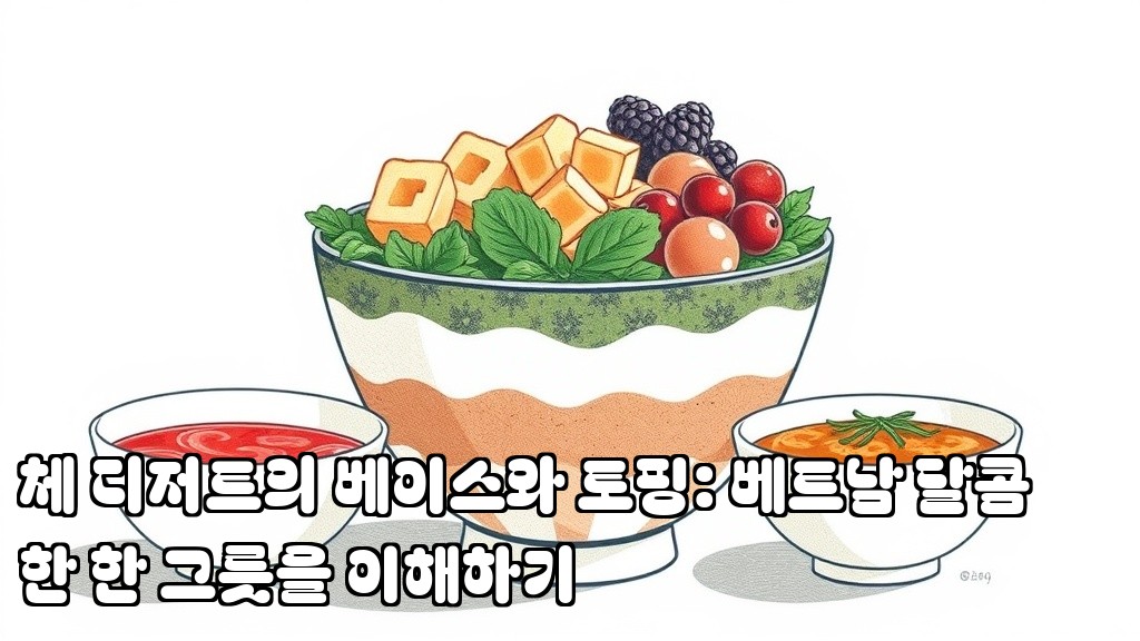 Ch dessert bases and toppings Understanding Vietnam s sweet bowls