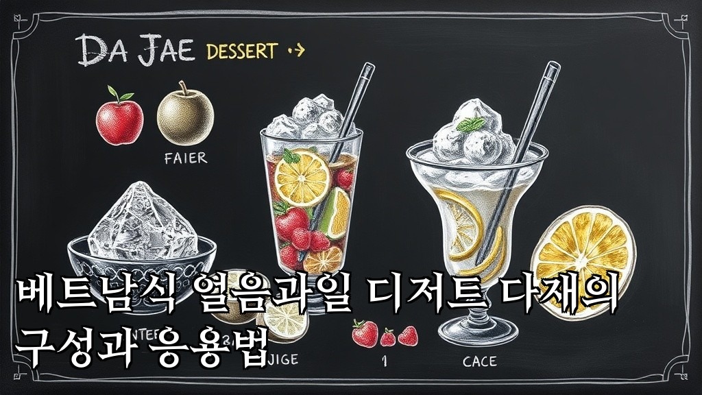 Composition and Applications of Vietnamese Fruit-Ice Dessert Da Jae 