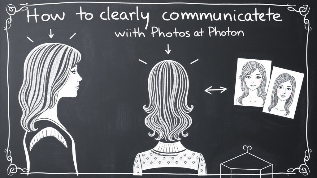 How to Clearly Communicate Desired Hairstyle with Photos at the Salon