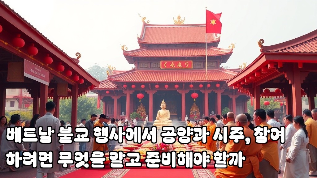 How to Participate in Offerings and Alms at Buddhist Events in Vietnam