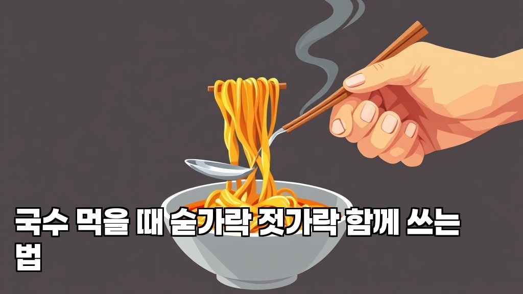How to Use Spoon and Chopsticks Together When Eating Noodles