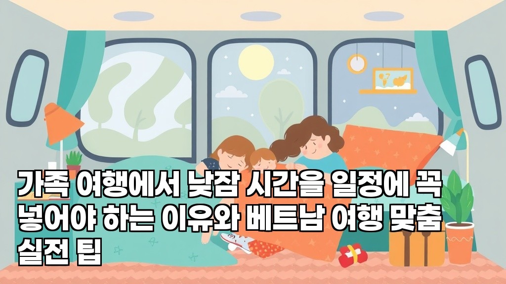 Including Nap Time in Family Travel Itineraries