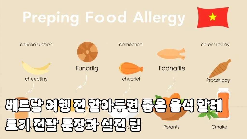 Preparing Food Allergy Communication Phrases for Vietnam Travel