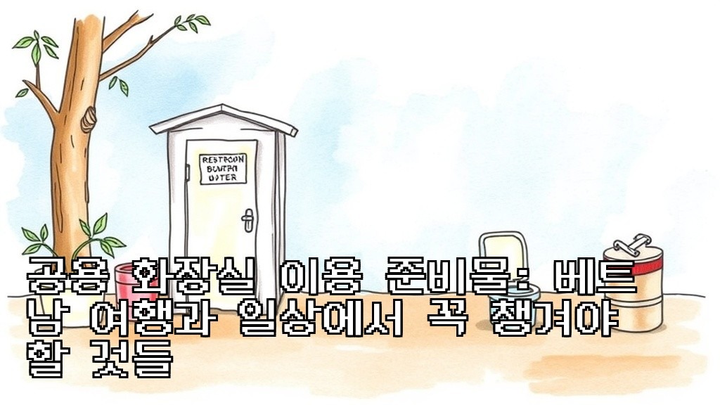 Public Restroom Preparations What to Pack for Use in Vietnam