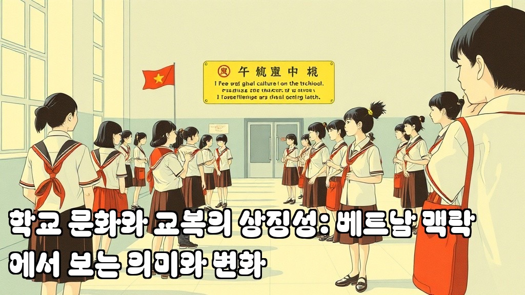 School Culture and the Symbolism of Uniforms Meanings and Changes in the Vietnamese Context