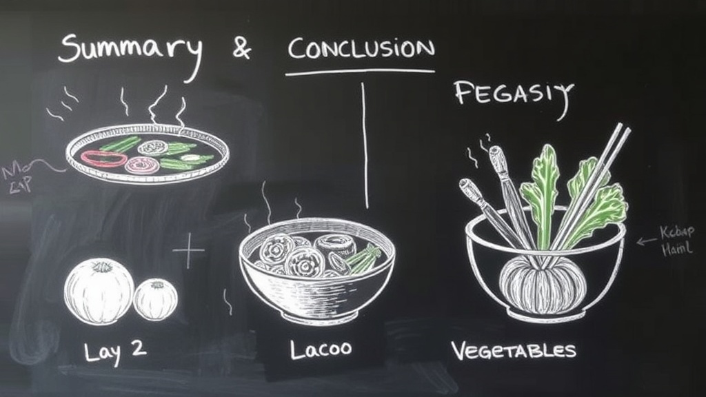Summary and Conclusion: Types of Lau Hotpot and Accompanying Vegetables