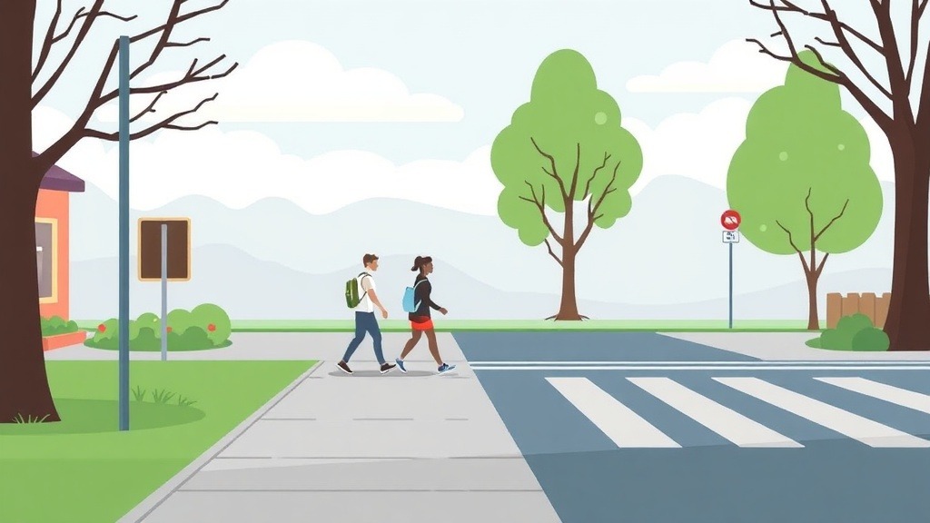 Summary and Practical Tips for Walking When Road and Sidewalk Boundaries Are Unclear