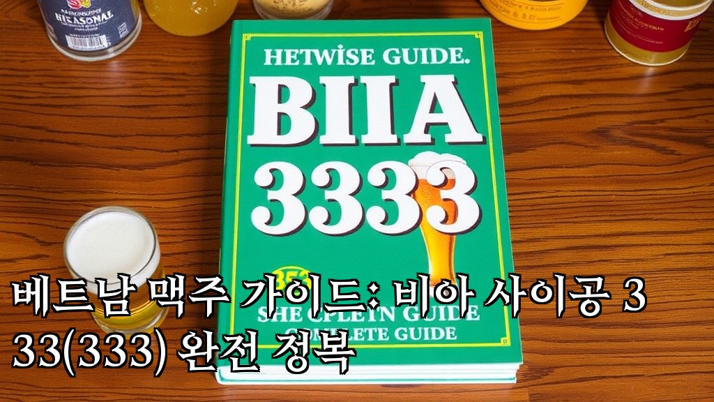 Vietnamese Beer Guide Bia Saigon 333 333 Complete Guide