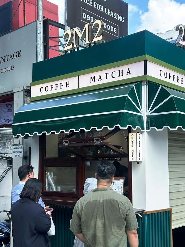 호치민 타오단공원 투엠투 커피 말차 사진